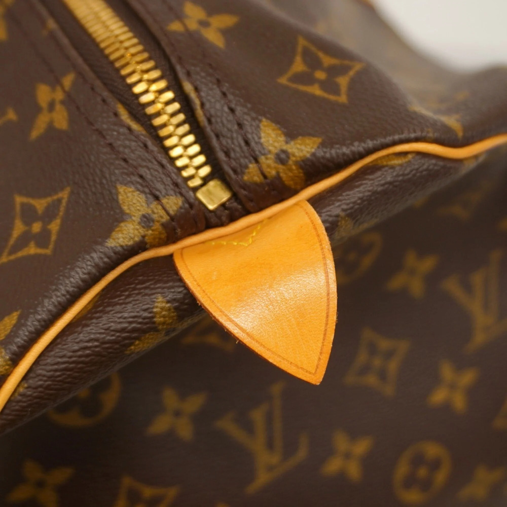 LOUIS VUITTON Brown Monogram Keepall 60 Boston Bag - Picture 12 of 14